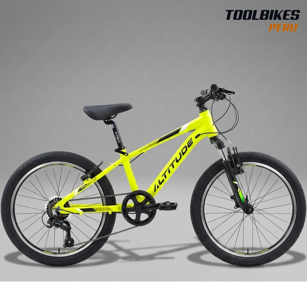 Bicicleta Altitude Sport Aro 20 Niño Amarillo