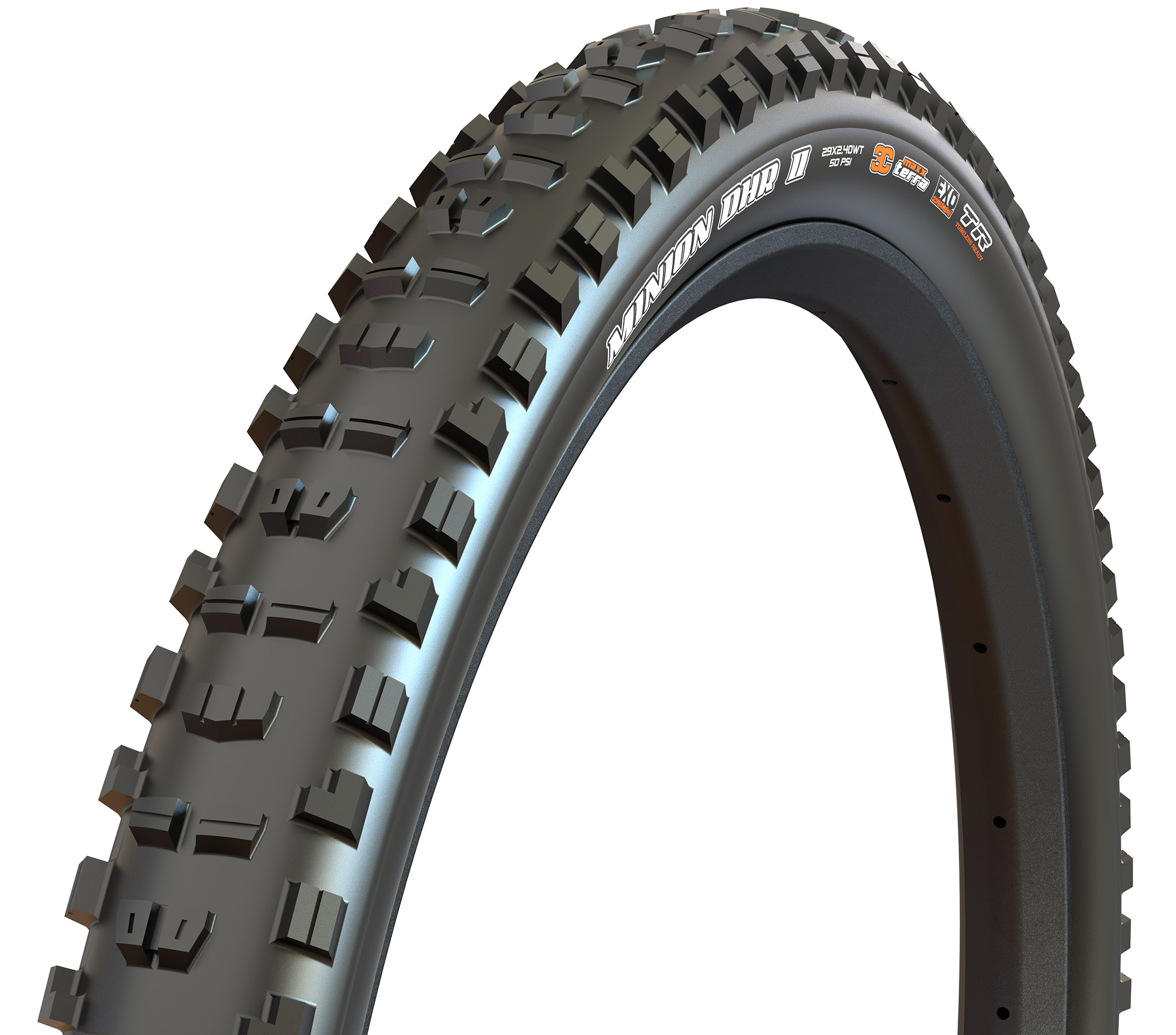 LLANTA MAXXIS MINION DHR II 27.5X2.40WT 120X2TPI 50PSI MAX 3CT/DD/TR