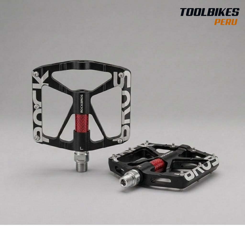 Pedales para bicicleta K307T de Aluminio Antideslizantes Rockbros