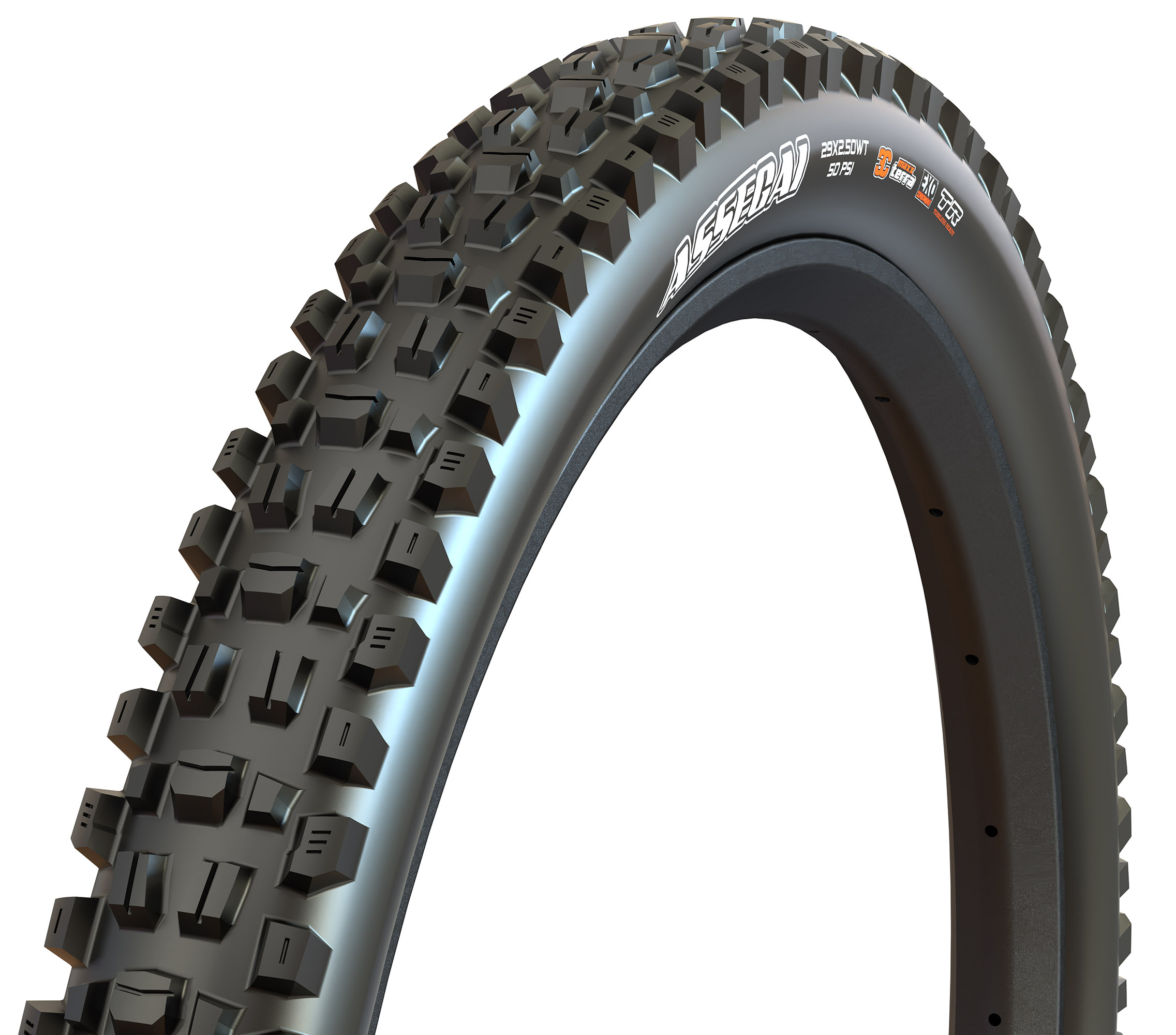 LLANTA MAXXIS MTB ASSEGAI 29X2.50WT 3C/TR/DH