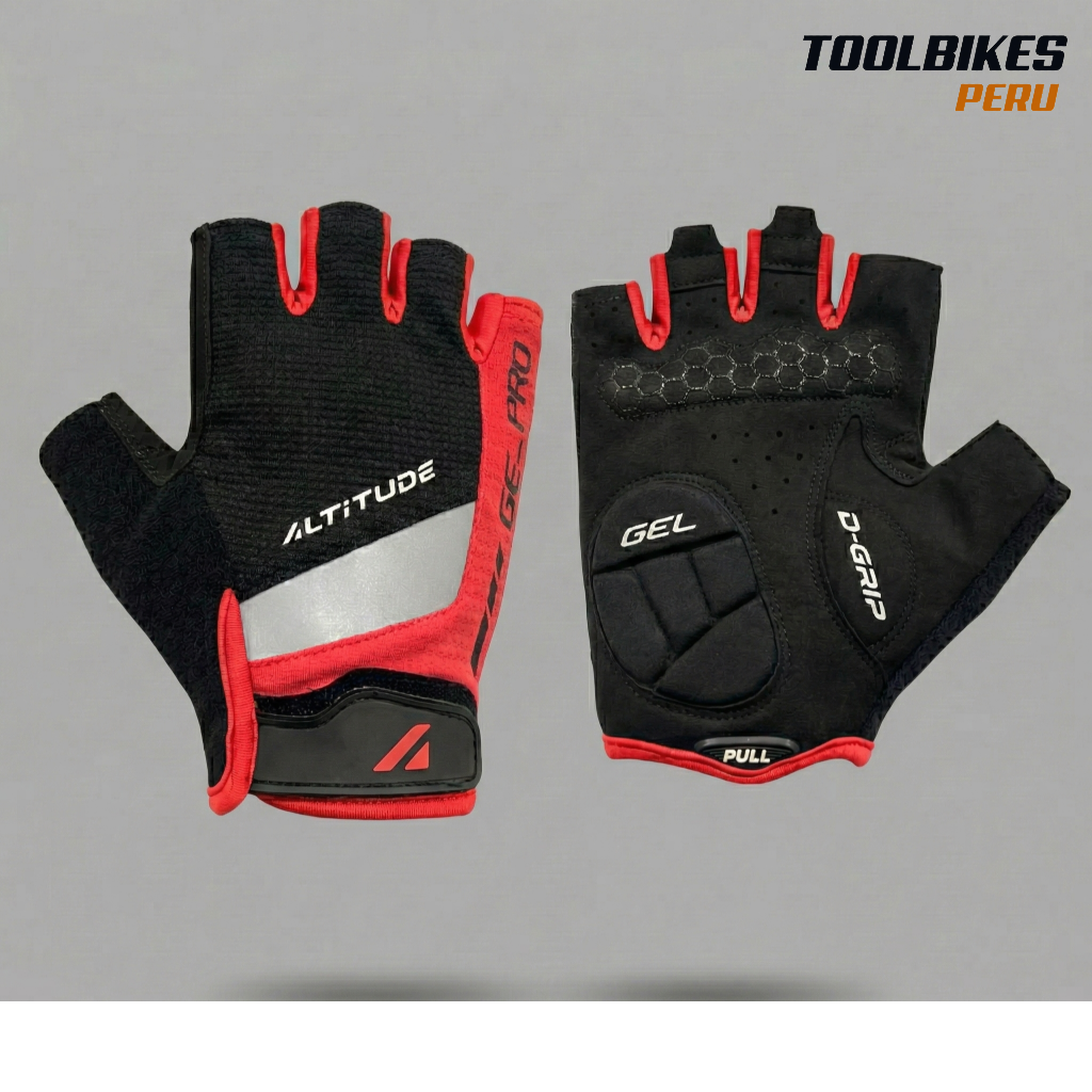 GUANTES ALTITUDE NEGRO/ROSADO