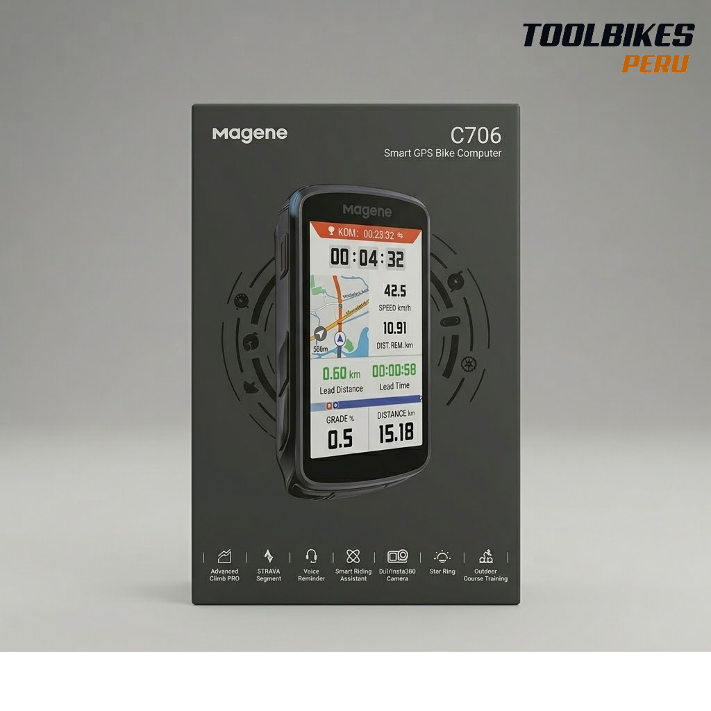 Ciclocomputador GPS Magene C706