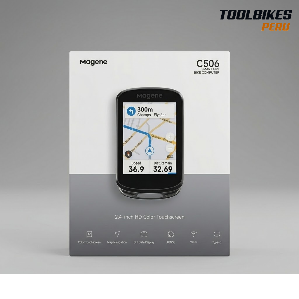 Ciclocomputador GPS Magene C506